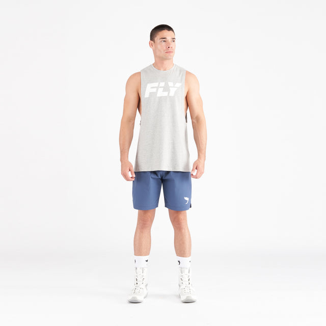 Fly Big Logo Tank Grey
