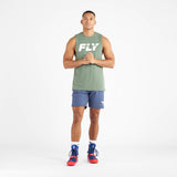 Fly Big Logo Tank Green