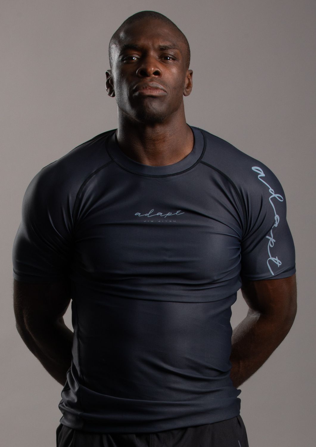 Adapt Jiu-Jitsu Mens Classic Rash Guard Black
