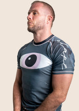 Adapt Jiu-Jitsu Mens Neutonic x Adapt Comp Team Rash Guard Gunmetal Grey