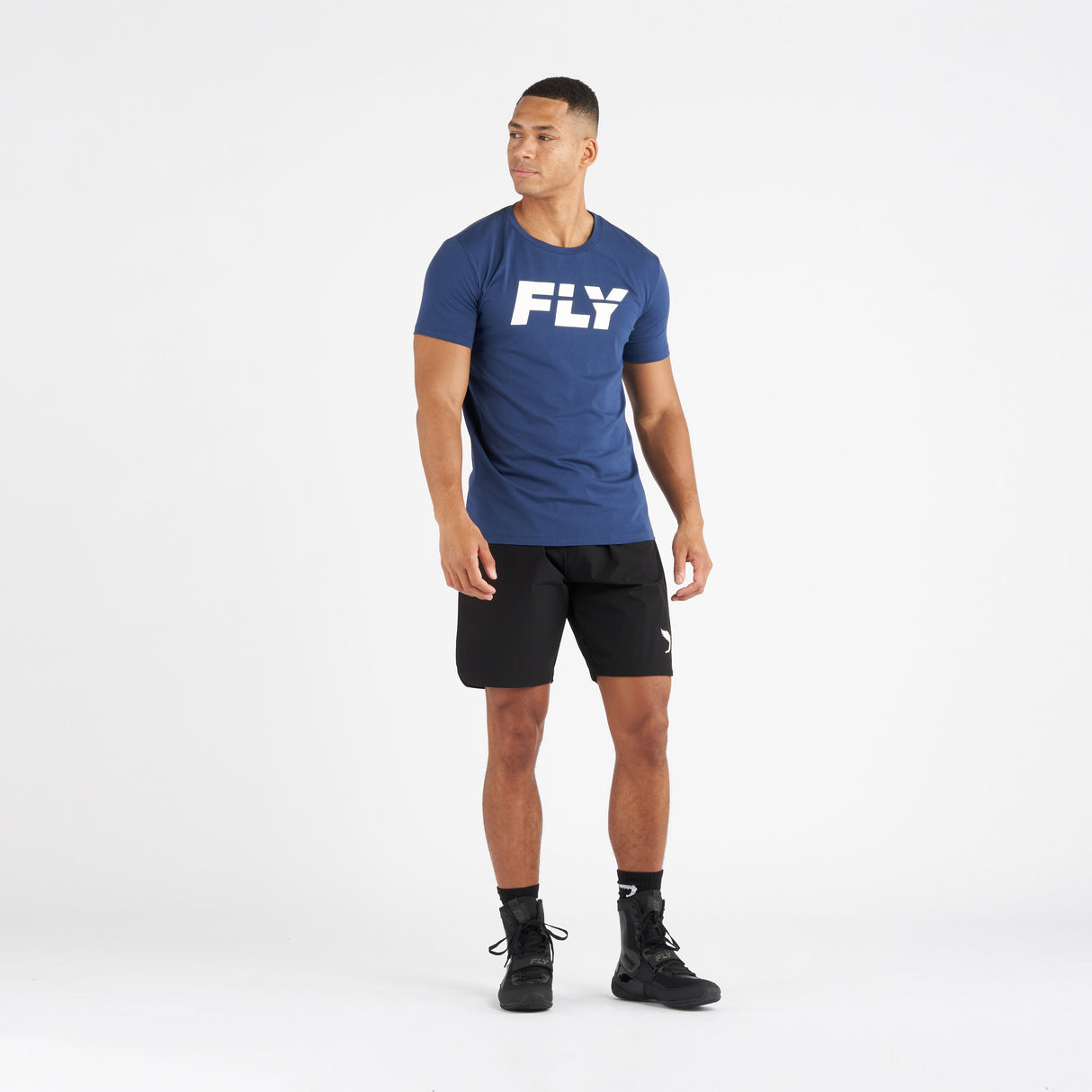 Fly Big Logo Tee Blue