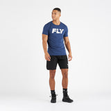 Fly Big Logo Tee Blue