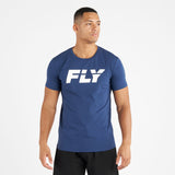 Fly Big Logo Tee Blue