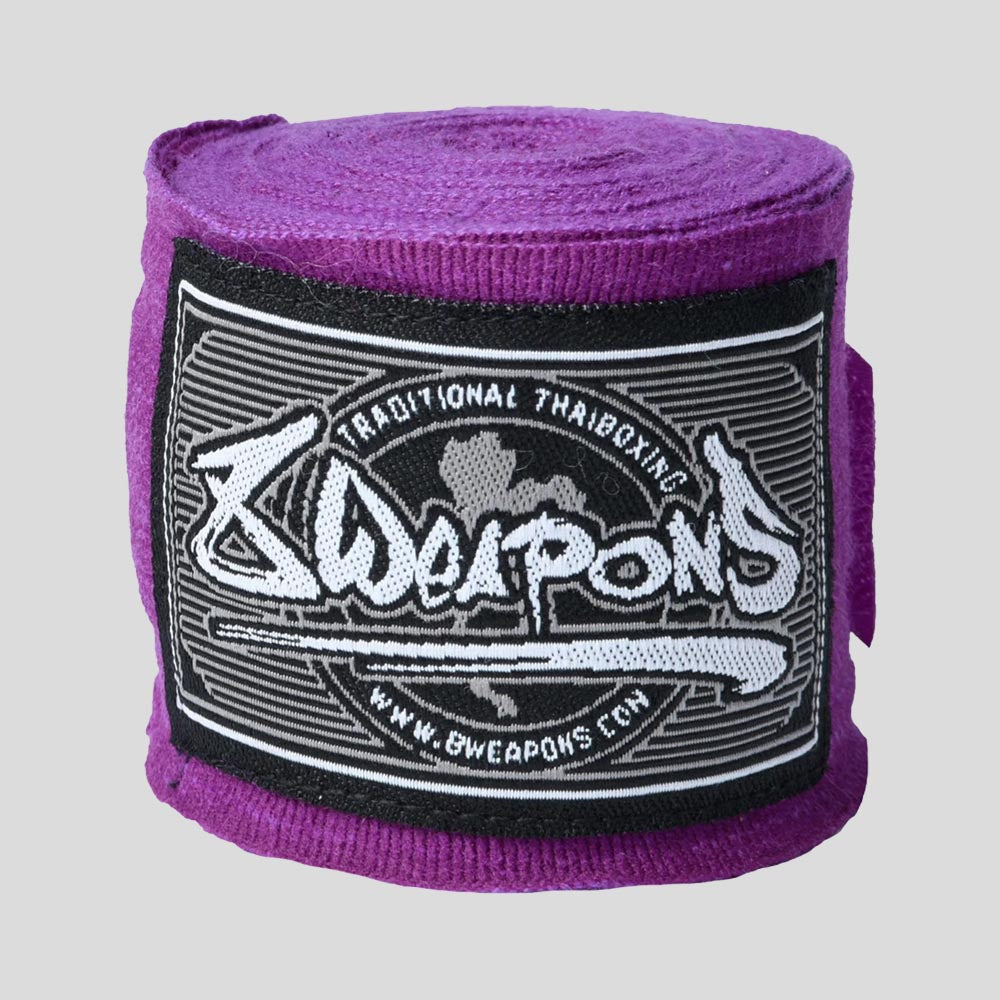 8 Weapons 5m Hand Wraps Purple