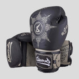 8 Weapons 8 Ways Yant Boxing Gloves Black/Sand