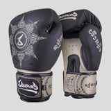 8 Weapons 8 Ways Yant Boxing Gloves Black/Sand