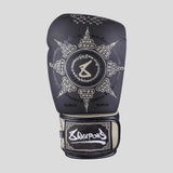 8 Weapons 8 Ways Yant Boxing Gloves Black/Sand