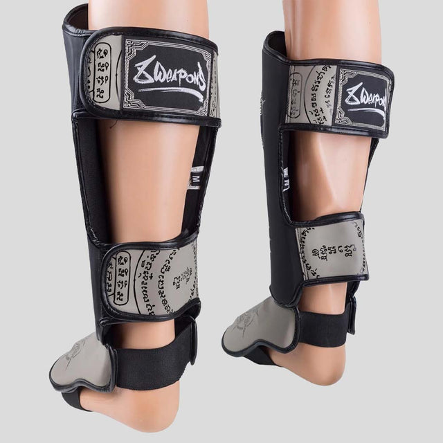 8 Weapons 8 Ways Yant Shin Guards Black/Sand