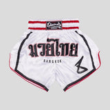 8 Weapons Bangkok Muay Thai Shorts White/Black