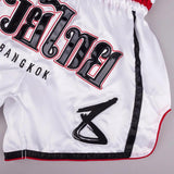 8 Weapons Bangkok Muay Thai Shorts White/Black
