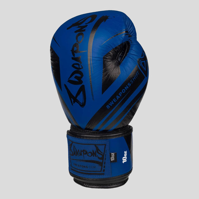 8 Weapons Shift Competition Boxing Gloves Blue/Black