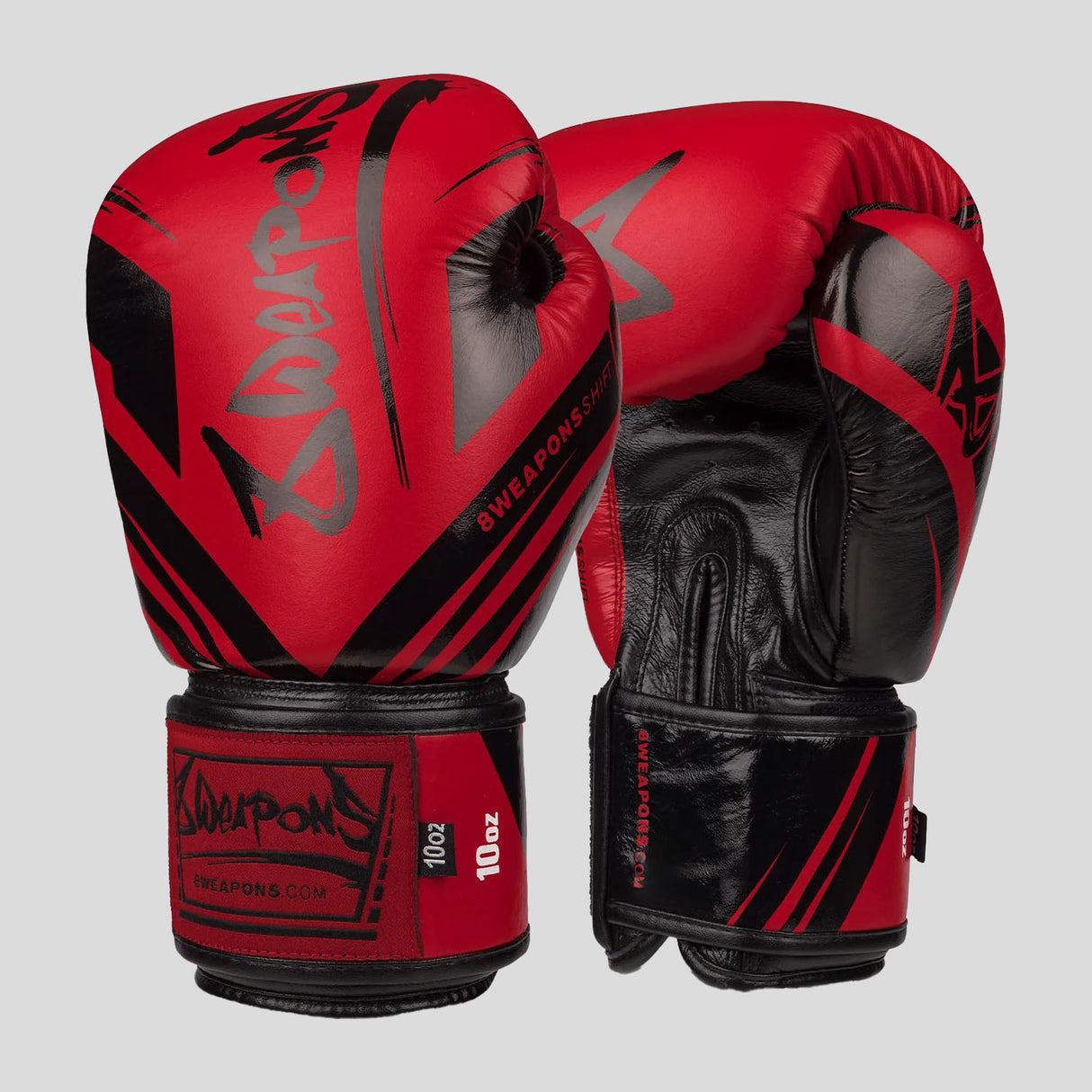 8 Weapons Shift Competition Boxing Gloves Red/Black
