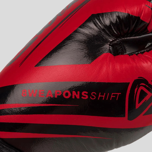 8 Weapons Shift Competition Boxing Gloves Red/Black
