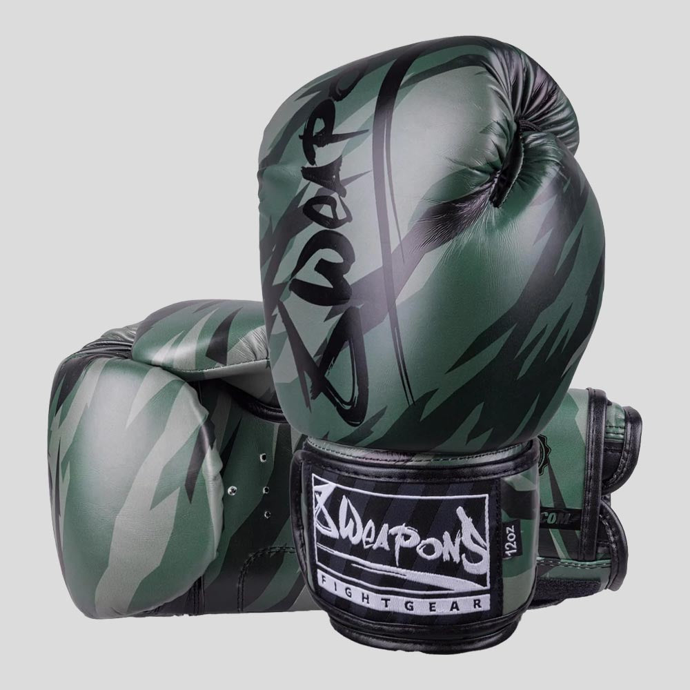 8 Weapons Unlimited 2.0 Boxing Gloves Woodland Camo