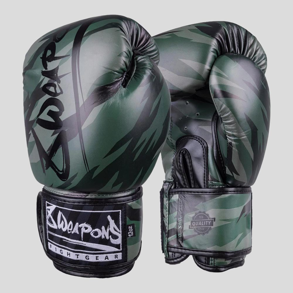 8 Weapons Unlimited 2.0 Boxing Gloves Woodland Camo