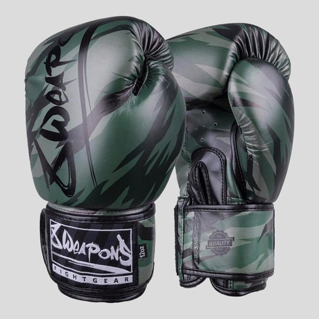8 Weapons Unlimited 2.0 Boxing Gloves Woodland Camo