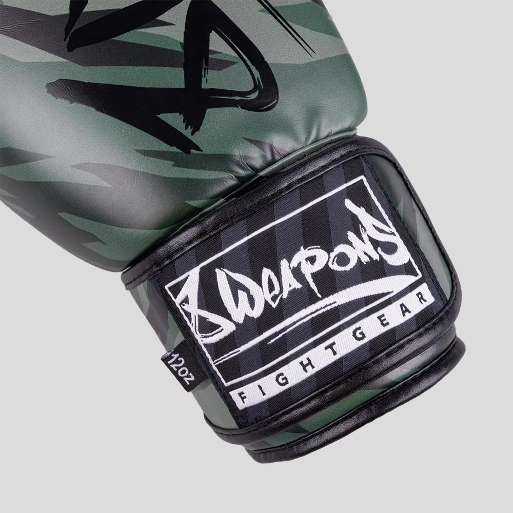 8 Weapons Unlimited 2.0 Boxing Gloves Woodland Camo