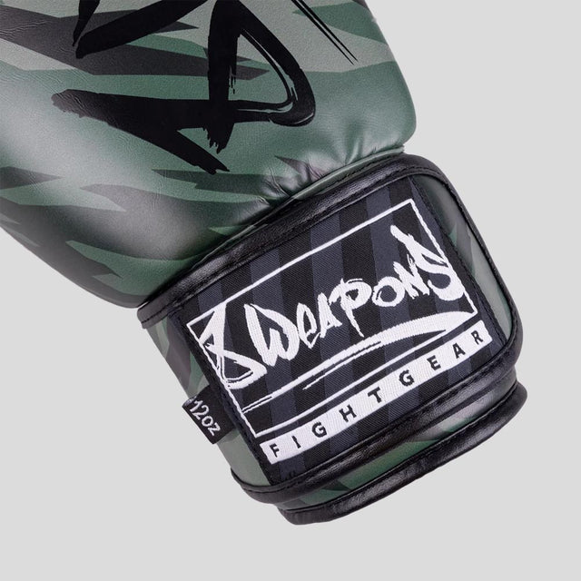 8 Weapons Unlimited 2.0 Boxing Gloves Woodland Camo