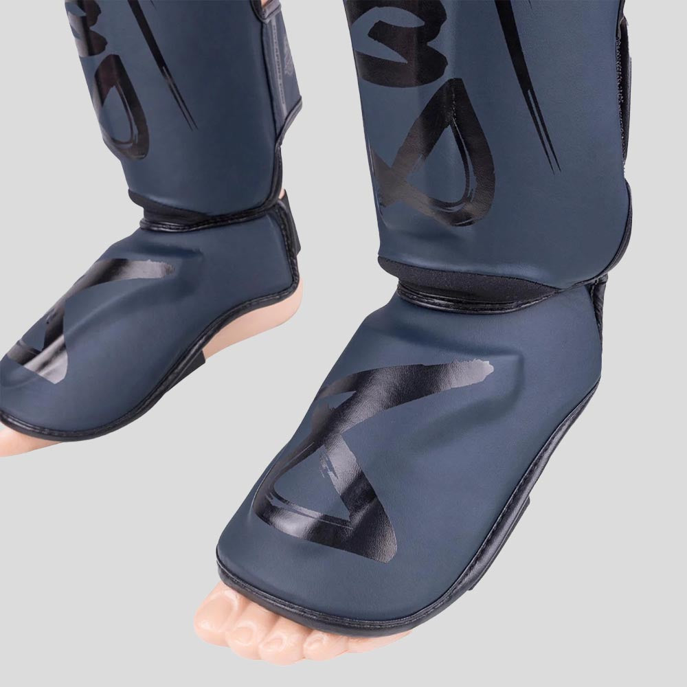 8 Weapons Unlimited 2.0 Shin Guards Navy/Black