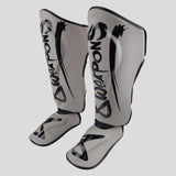 8 Weapons Unlimited 2.0 Shin Guards Sand/Black