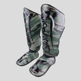 8 Weapons Unlimited 2.0 Shin Guards Woodland Camo