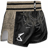 8 Weapons 8 Ways Yant 2.0 Muay Thai Shorts Black/Sand - view 2