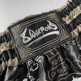 8 Weapons 8 Ways Yant 2.0 Muay Thai Shorts Black/Sand - view 3