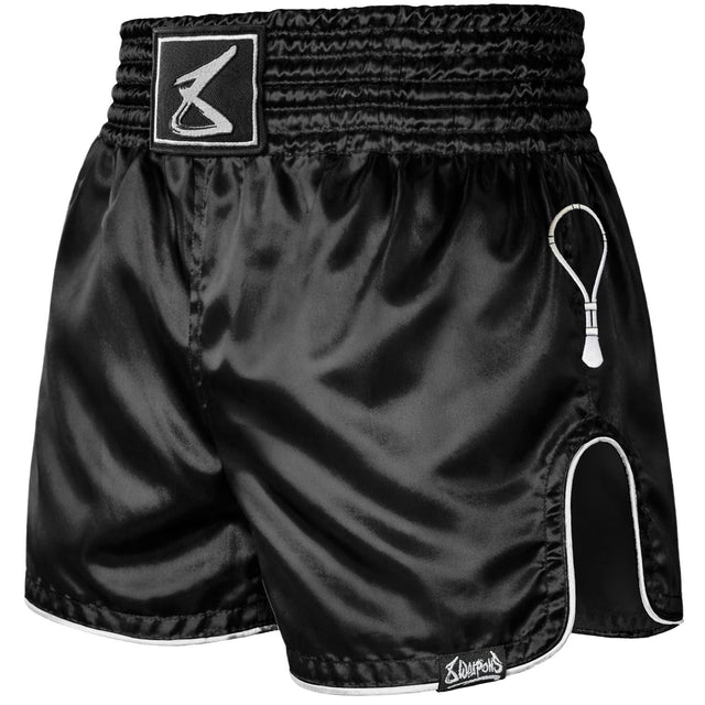 8 Weapons Mongkol Muay Thai Shorts Black/White