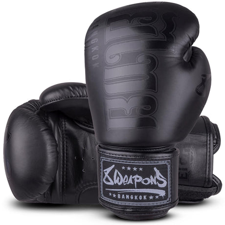 8 Weapons Bangkok Boxing Gloves Black/Black - view 2