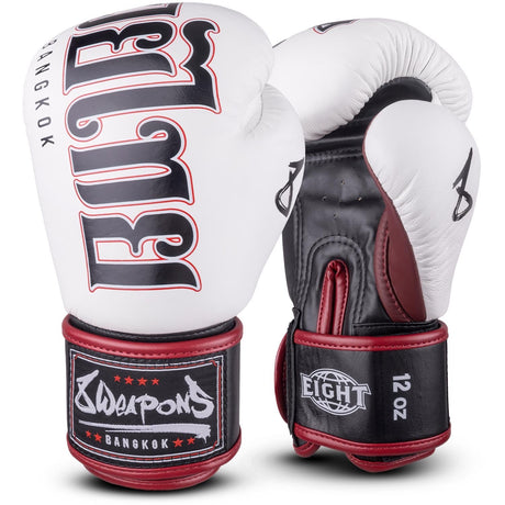 8 Weapons Bangkok Boxing Gloves White/Black