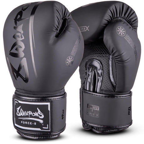 8 Weapons Force 8 Boxing Gloves Black/Black - view 2
