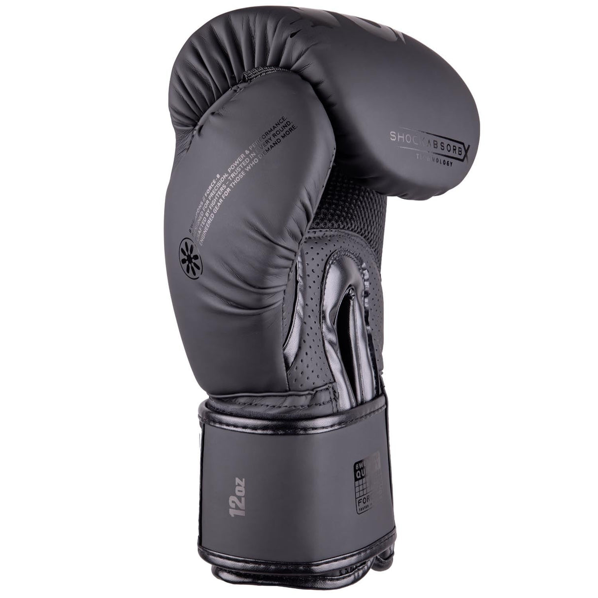 8 Weapons Force 8 Boxing Gloves Black/Black - view 3