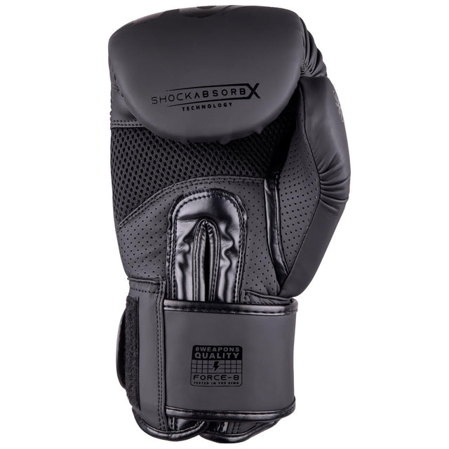 8 Weapons Force 8 Boxing Gloves Black/Black - view 4