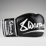 8 armas ilimitadas 2.0 luvas de boxe preto/branco