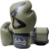 8 Weapons Big 8 Premium Boxing Gloves Olive