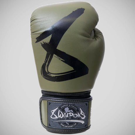 8 Weapons Big 8 Premium Boxing Gloves Olive