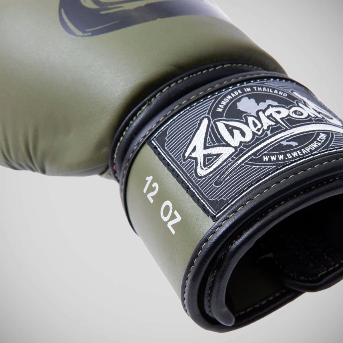 8 Weapons Big 8 Premium Boxing Gloves Olive