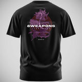 8 Weapons Cobra übergroßes T-Shirt schwarz