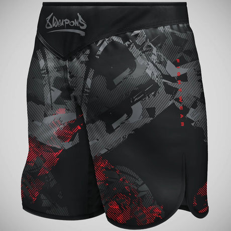 8 Weapons Hit 2.0 Fight Shorts Black/Red