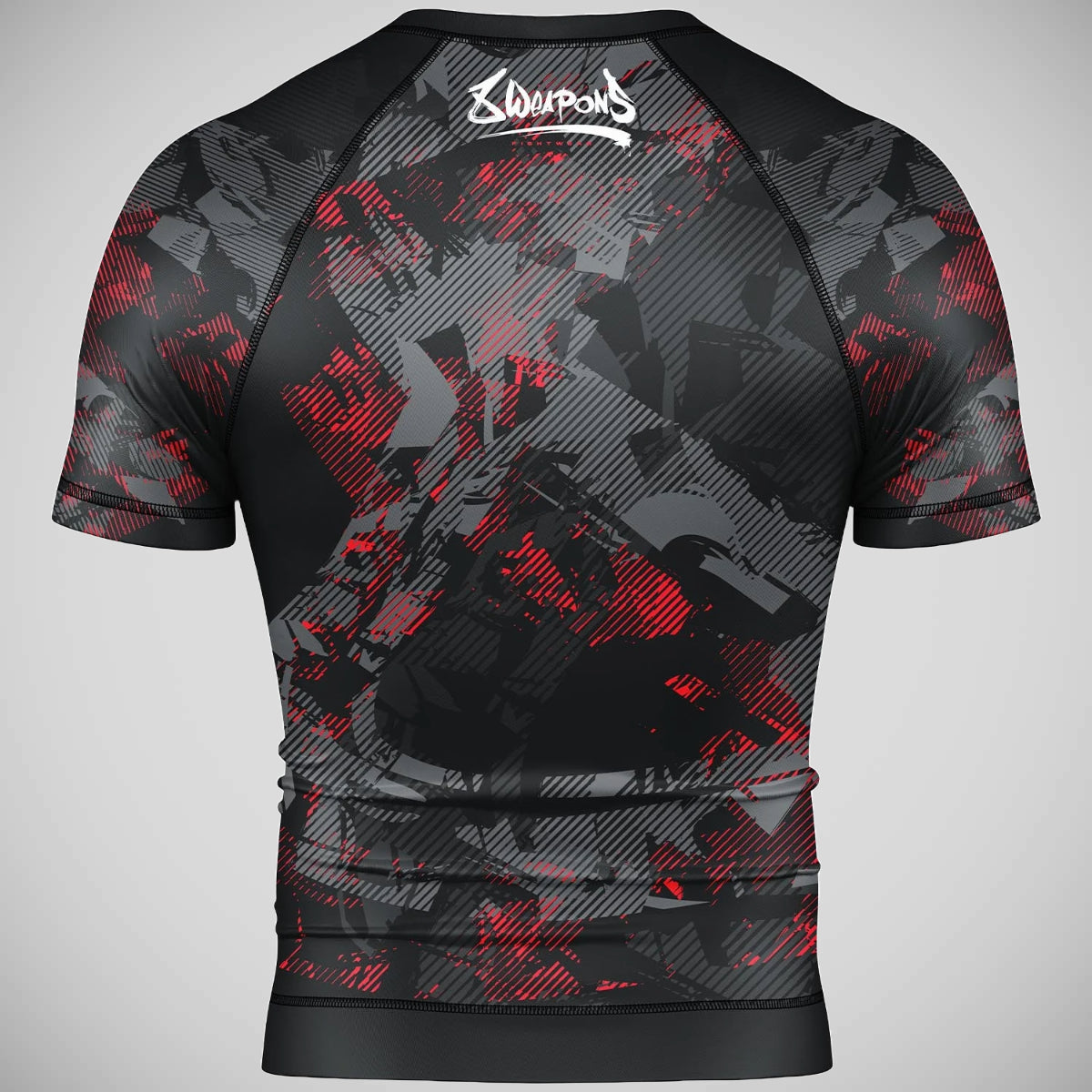 8 Weapons Frappe 2.0 Rash Guard Black / Red à manches courtes