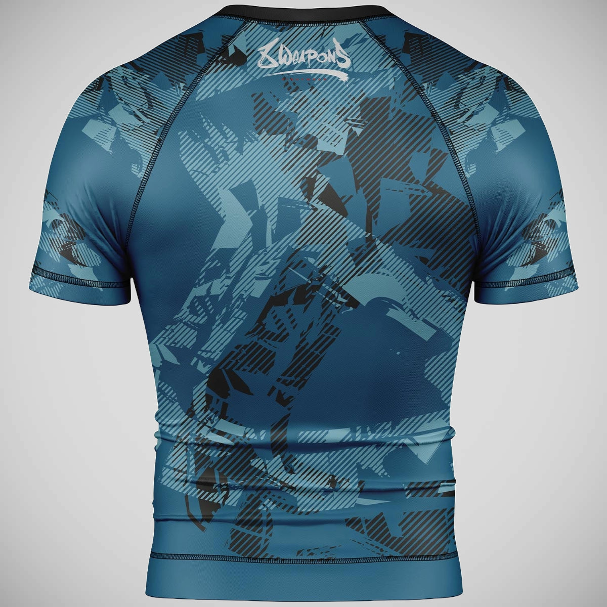 8 Weapons Hit 2.0 Rash Guard Navy/Black met korte mouwen