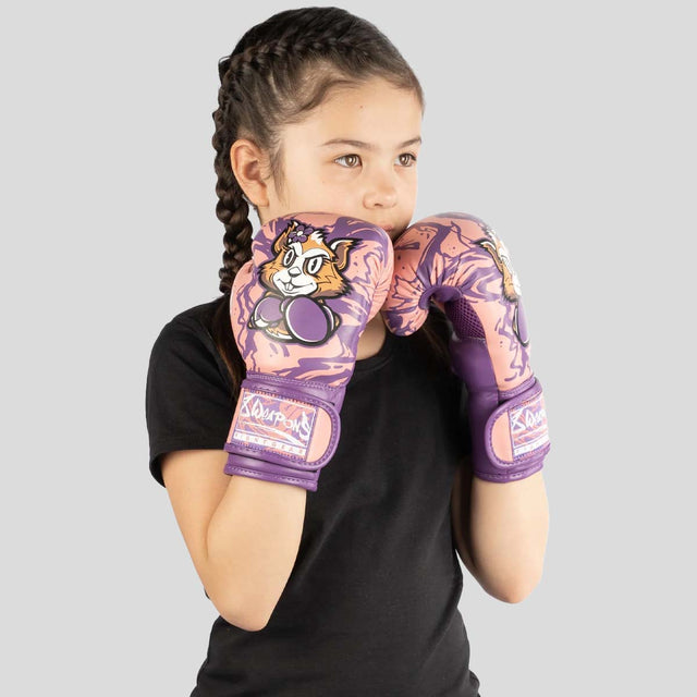 8 Weapons Jenny Kids Boxing Gloves Pink