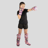 8 Weapons Jenny Kids Shin Guards Pink