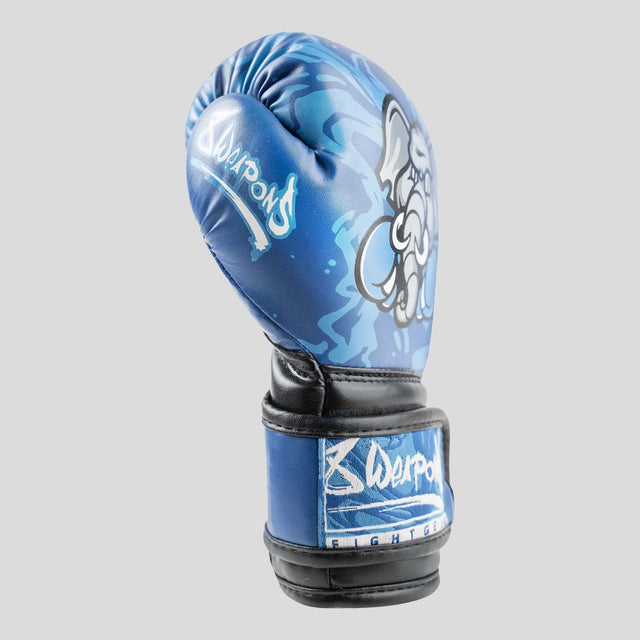 8 Weapons Jipe Kids Boxing Gloves Blue