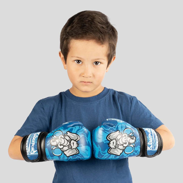 8 Weapons Jipe Kids Boxing Gloves Blue