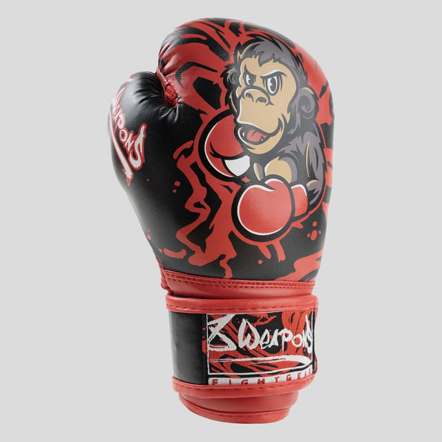 8 Weapons Joe Kids Boxing Gloves Black/Red