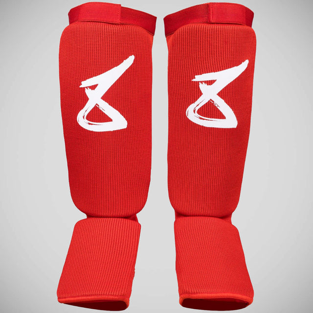 8 Weapons S8 Shin Guards Red