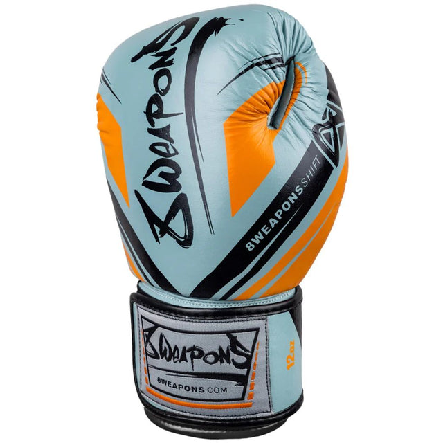8 Weapons Shift Boxing Gloves Ice Grey/Orange