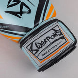 8 Weapons Schalten Sie die Boxhandschuhe Eisgrau/Orange