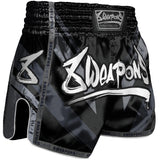 8 Weapons Schicht Muay Thai Shorts schwarz